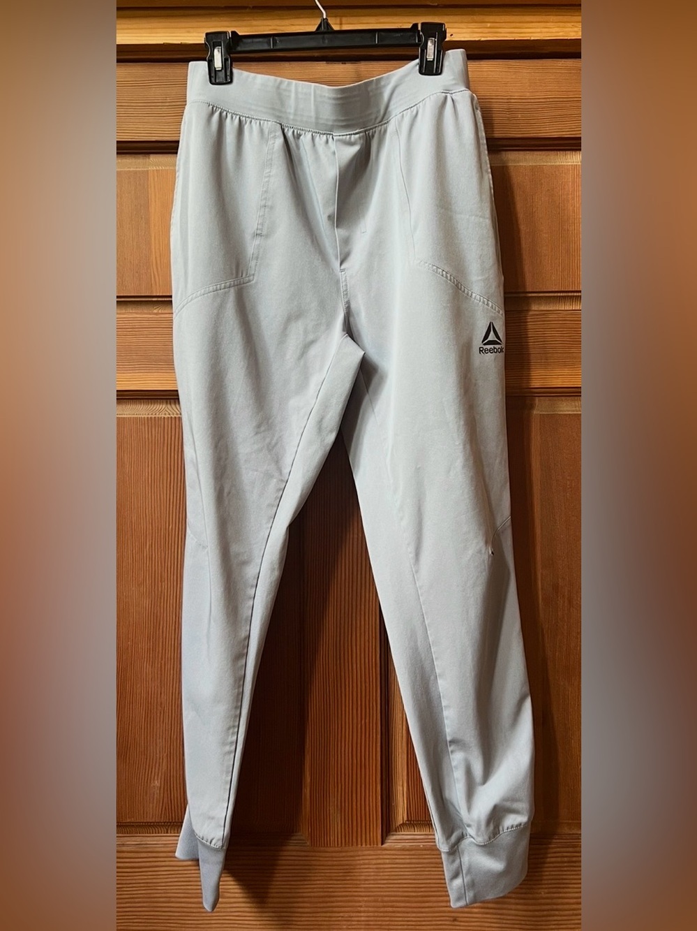 NWOT Reebok Men's Light Gray Athletic Jogger Pants